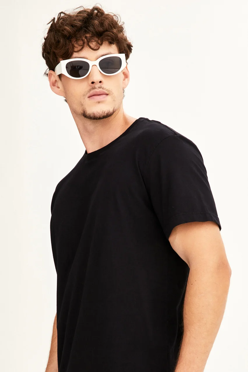 Camiseta Lisa de Algodão Sustentável Premium Masculina, imagem 2