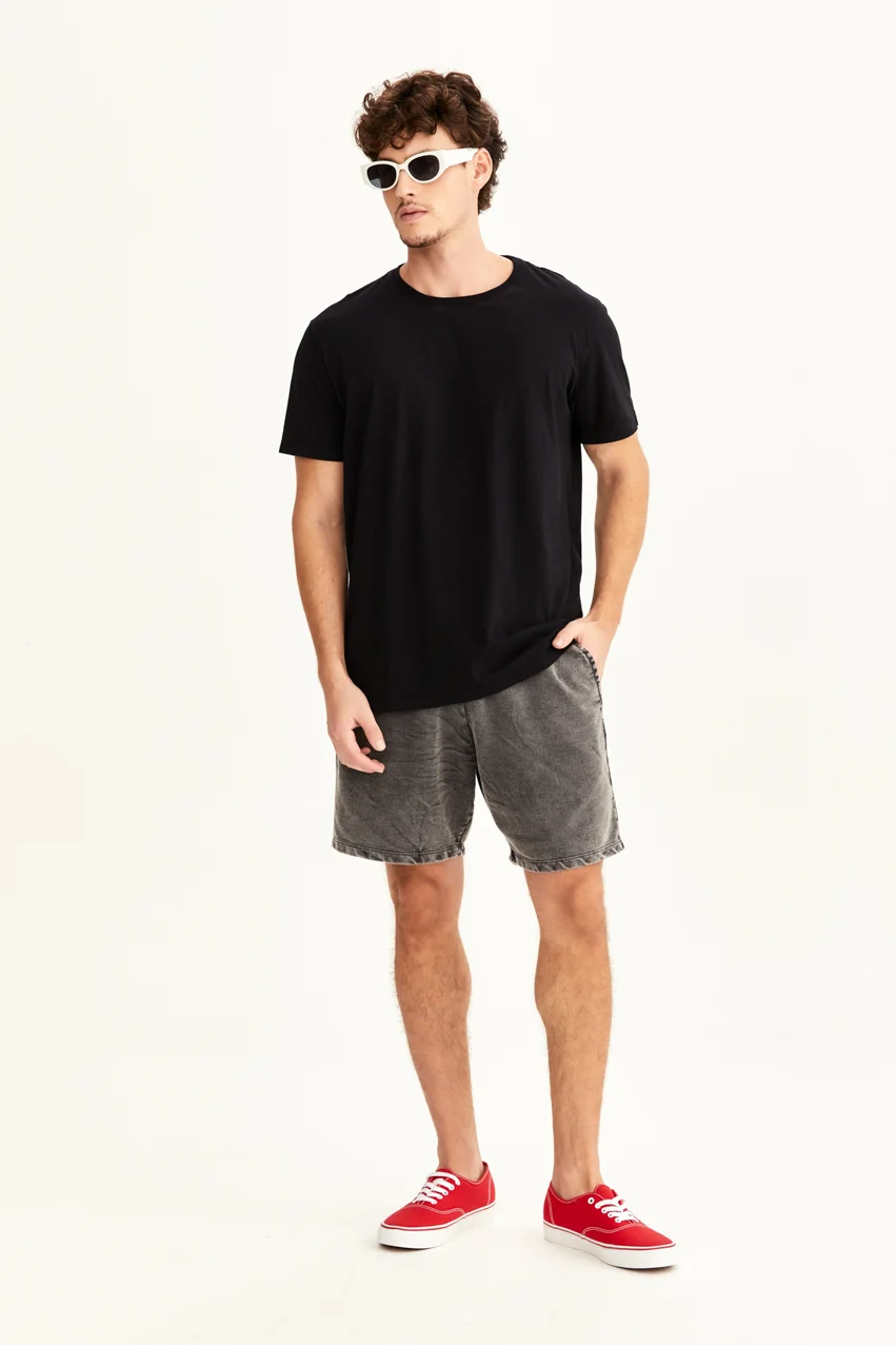 Camiseta Lisa de Algodão Sustentável Premium Masculina, imagem 4