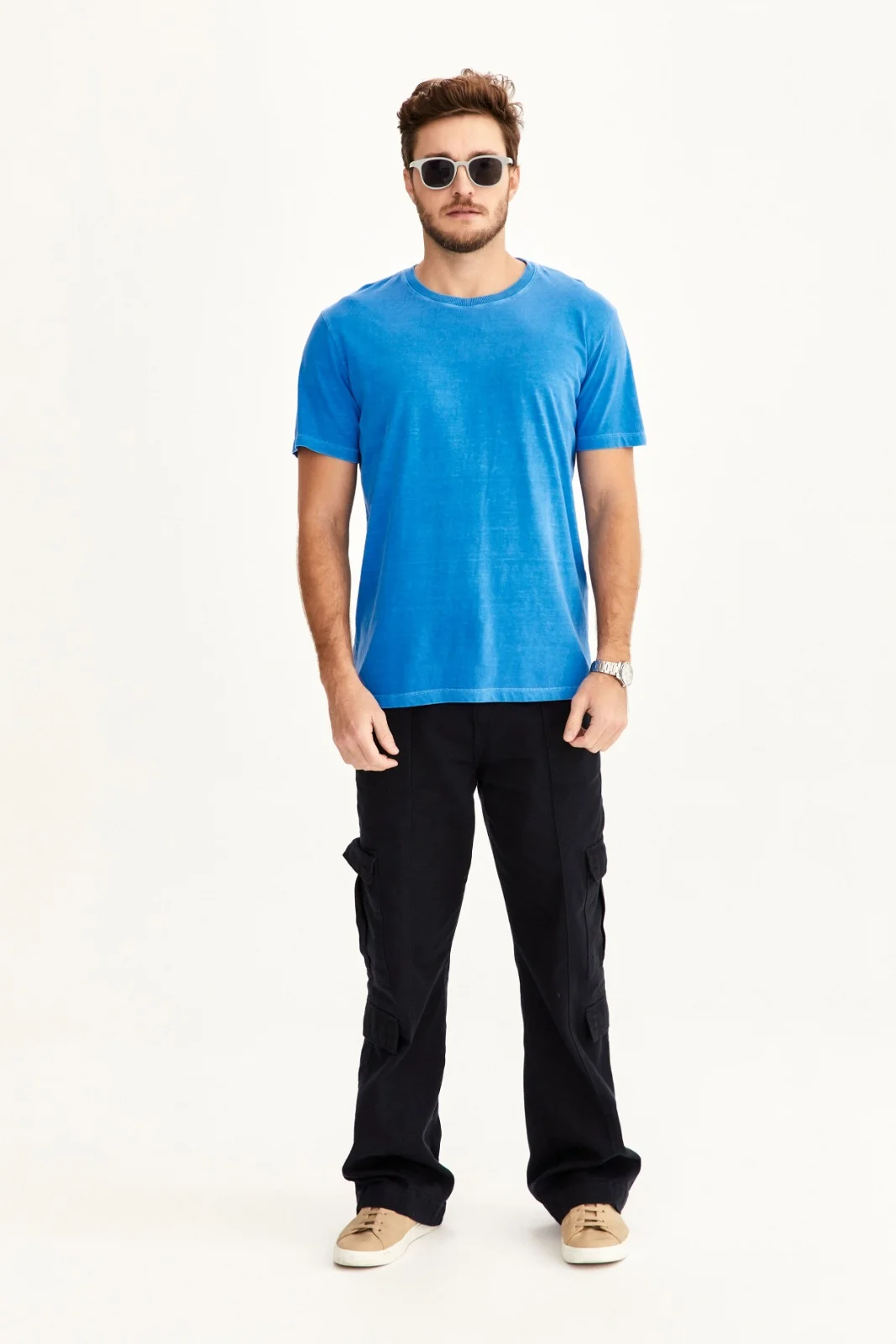 Camiseta Estonada Lisa Premium Masculina, imagem 9