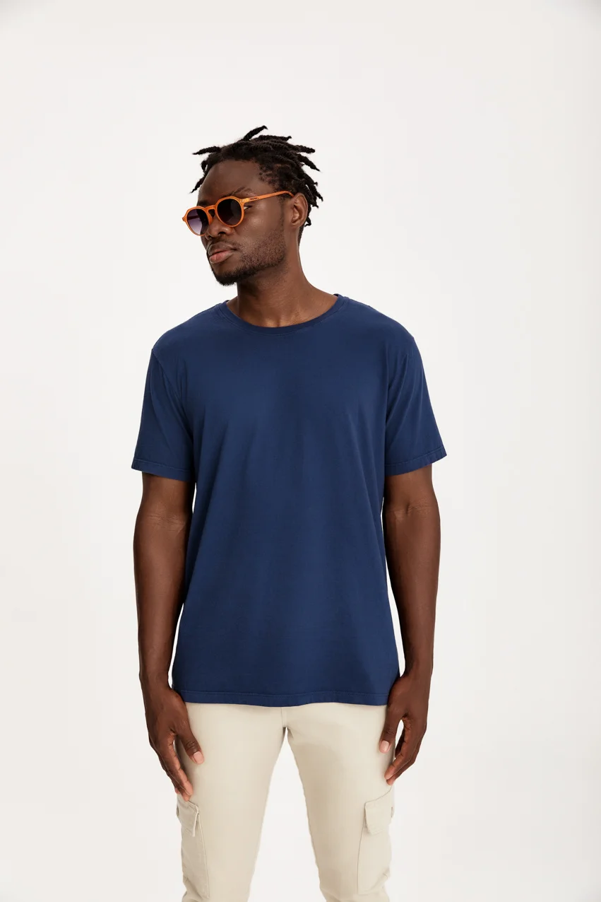 Camiseta Lisa de Algodão Sustentável Premium Masculina, imagem 6