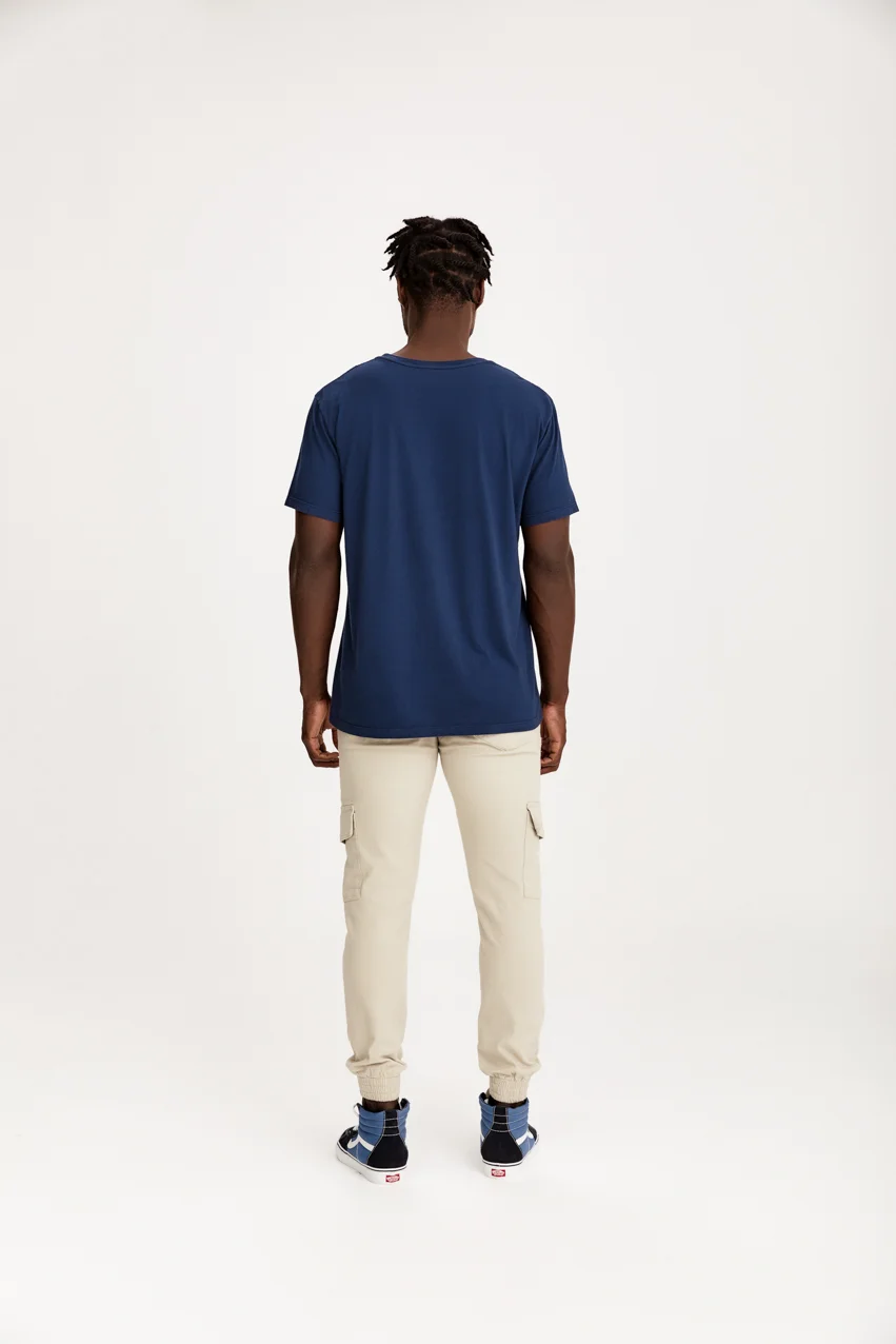 Camiseta Lisa de Algodão Sustentável Premium Masculina, imagem 9