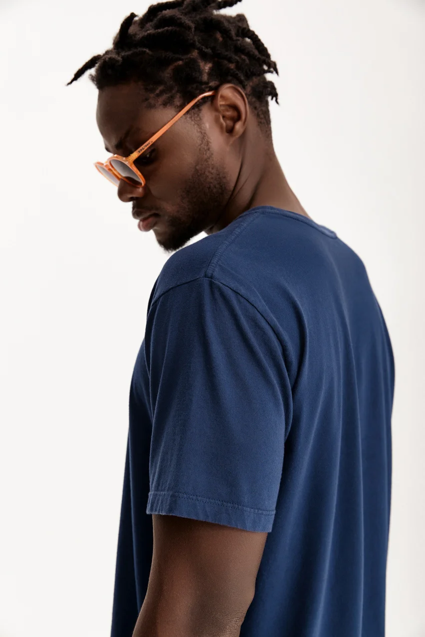 Camiseta Lisa de Algodão Sustentável Premium Masculina, imagem 7
