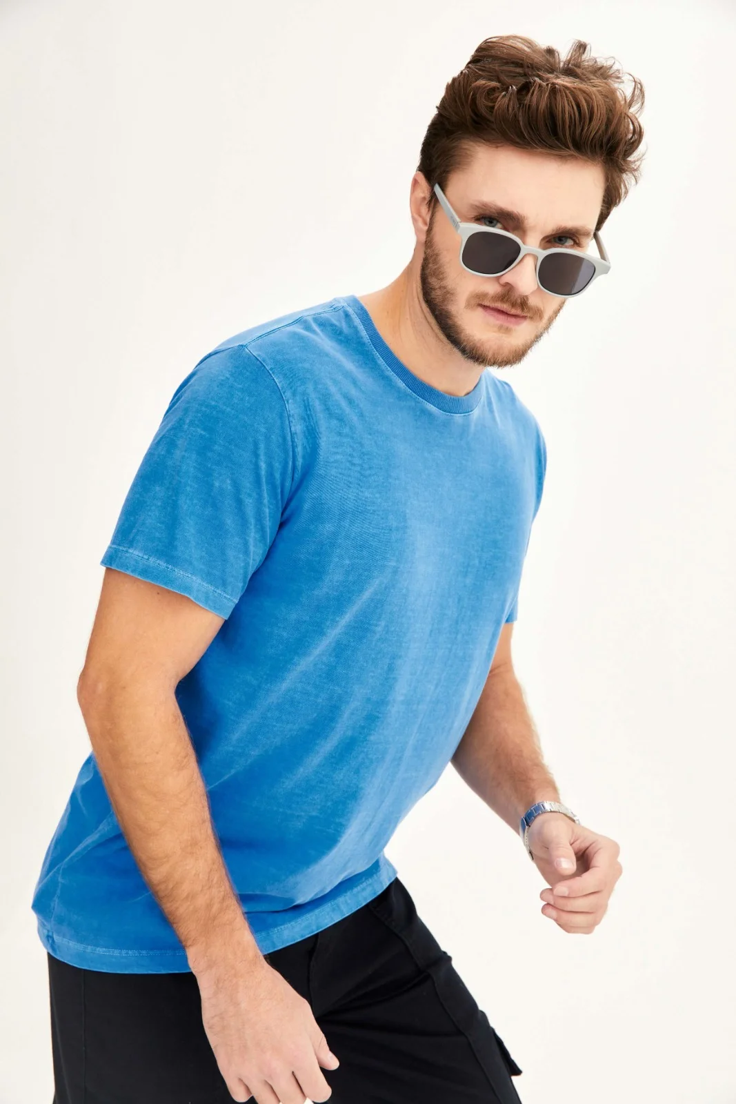 Camiseta Estonada Lisa Premium Masculina, imagem 8